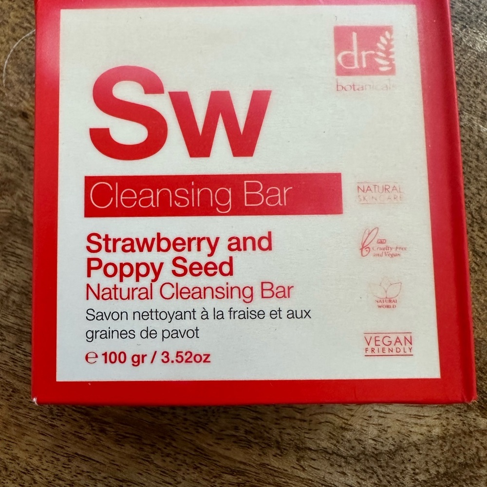 Red and White Cleanser Exfoliant Bar